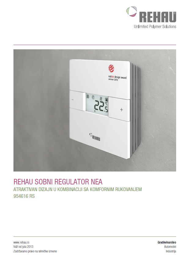 Rehau-Nea-Smart-Sobni Regulator